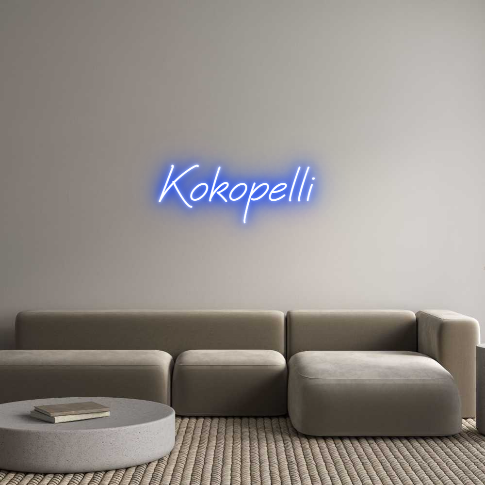 Custom Neon: Kokopelli