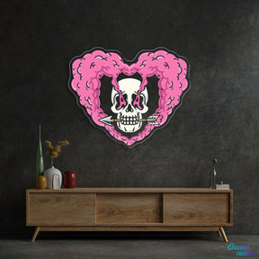 Arrow Through My Heart Best Gift For Valentine Neon Sight Light Artwork