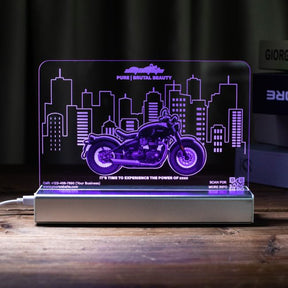 Custom 3D LED Motorcycle Night Light SGTN031