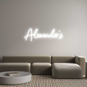 Custom Neon: Alexander's