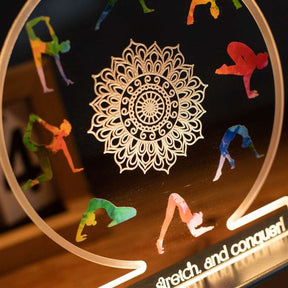 Mandala Relaxing Yoga decor Personalized Night Light SGTN028