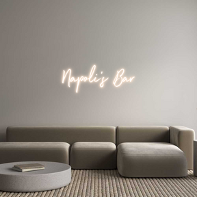 Custom Neon: Napoli’s Bar