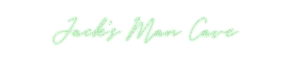 Custom Neon: Jack’s Man Ca...