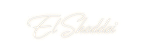 Custom Neon: El Shaddai