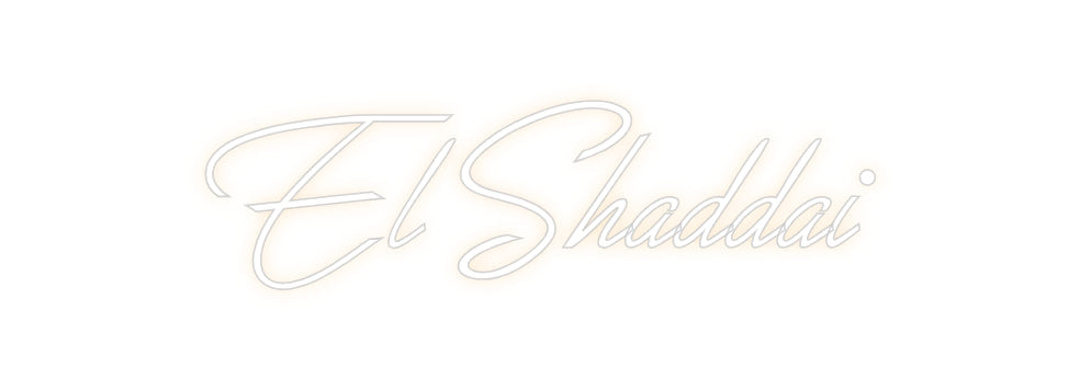 Custom Neon: El Shaddai