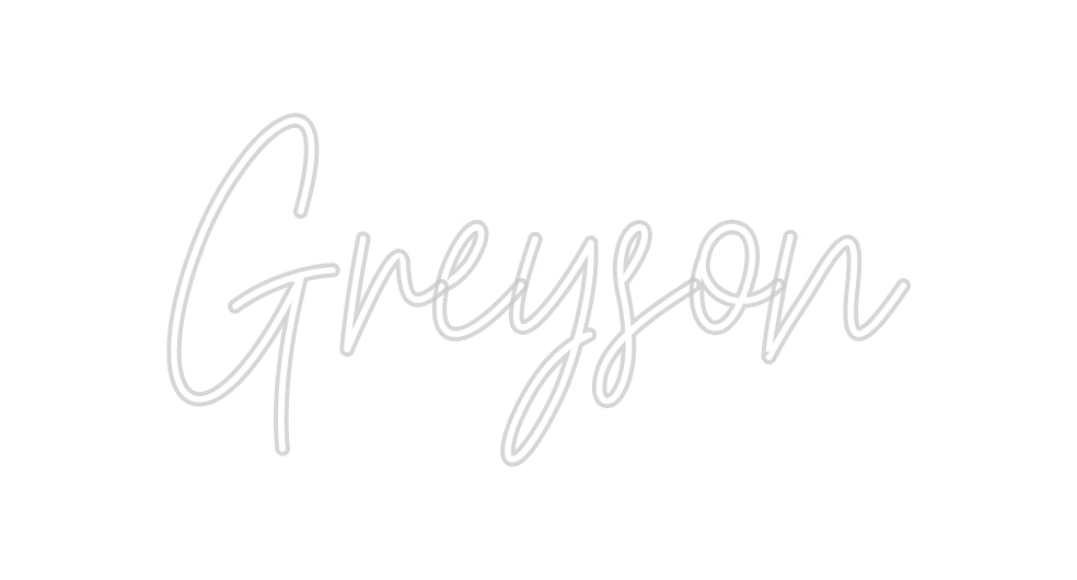 Custom Neon: Greyson