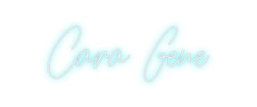 Custom Neon: Cara Gene