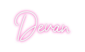 Custom Neon: Devan