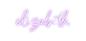 Custom Neon: elizabeth