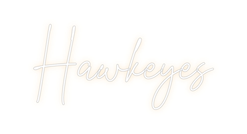 Custom Neon: Hawkeyes