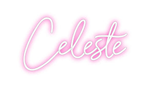 Custom Neon: Céleste
