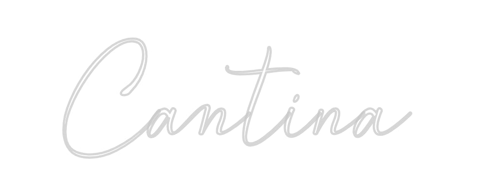 Custom Neon: Cantina