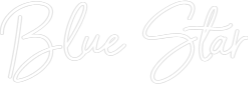 Custom Neon: Blue Star
