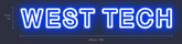 WEST TECH - 40" sign
