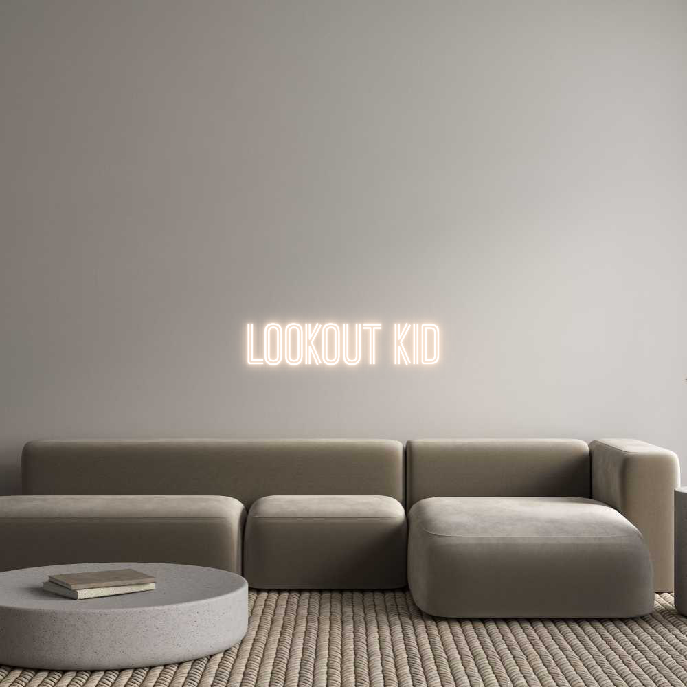Custom Neon: LOOKOUT KID