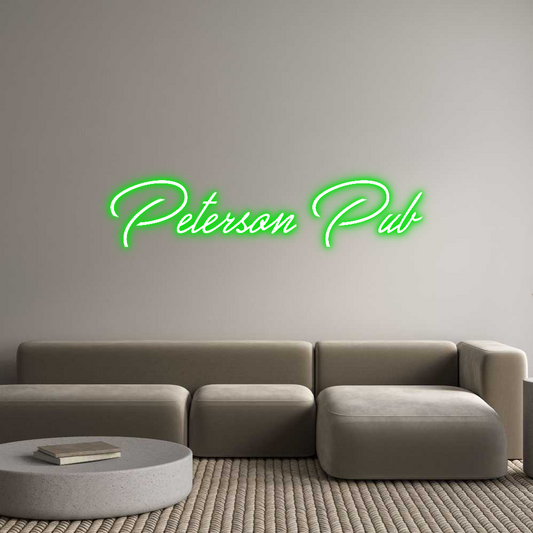Custom Neon: Peterson Pub