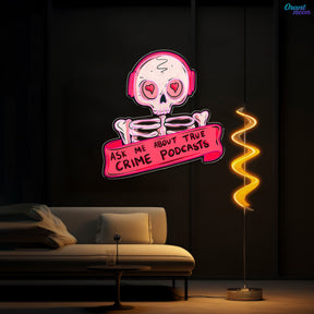 The Love & Bones Podcast: A Neon Romance Best Gift For Valentine Neon Sight Light Artwork