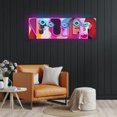 "Five Faces" Neon x Acrylic Artwork
