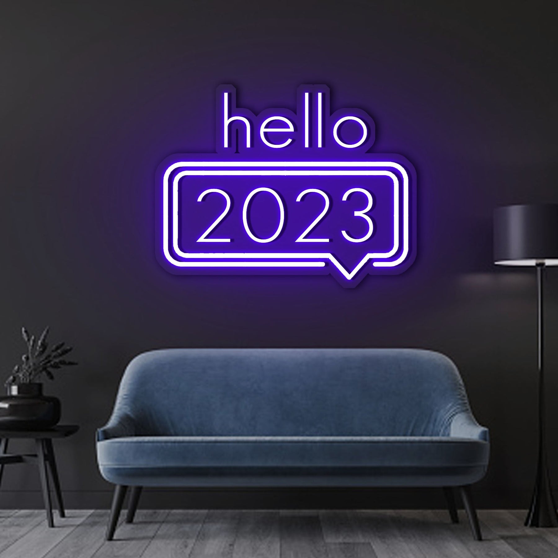 HELLO 2023 Neon Sign