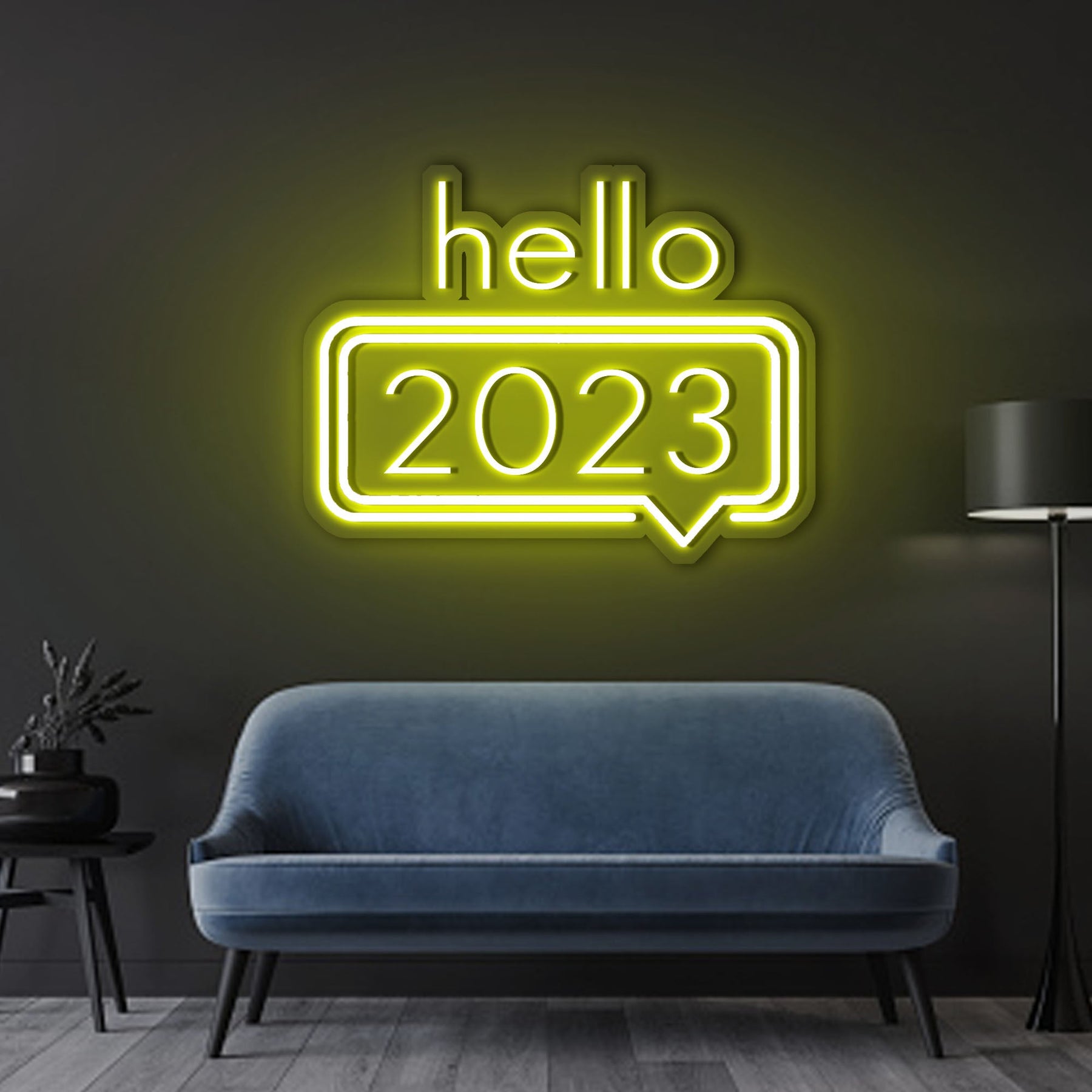HELLO 2023 Neon Sign