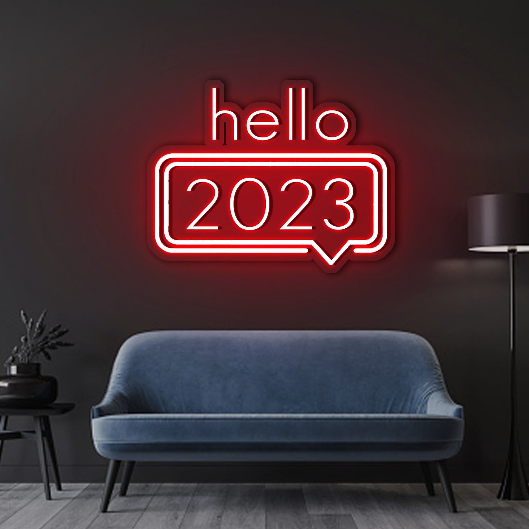HELLO 2023 Neon Sign