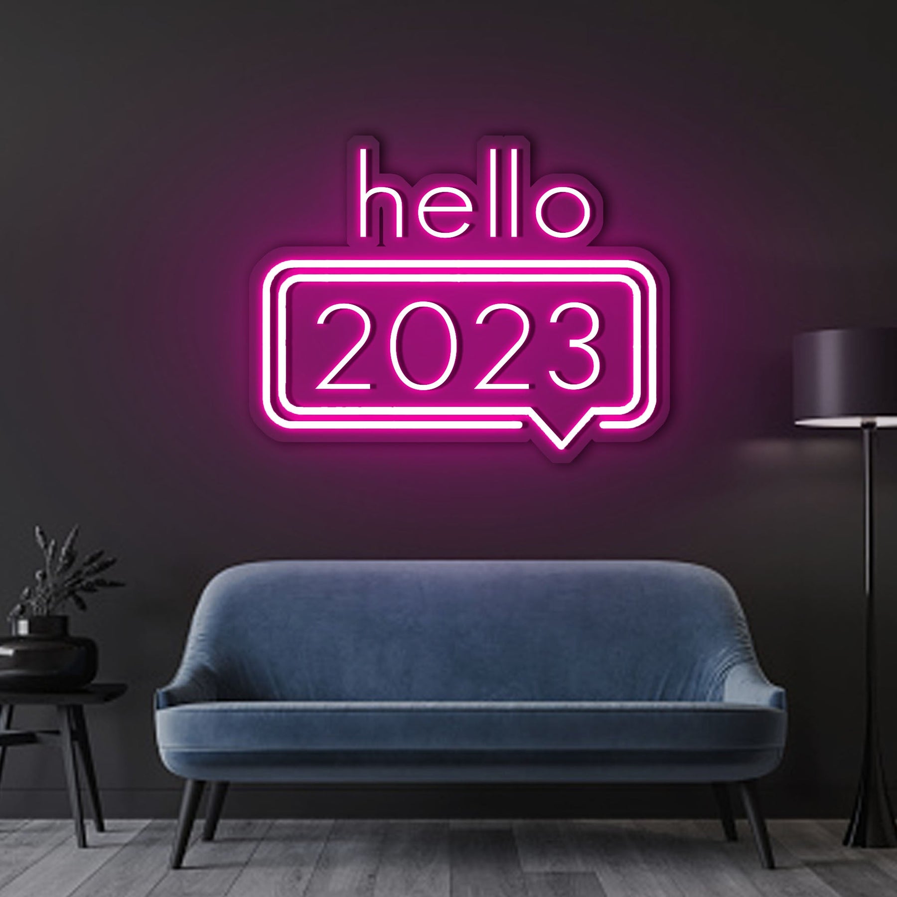 HELLO 2023 Neon Sign