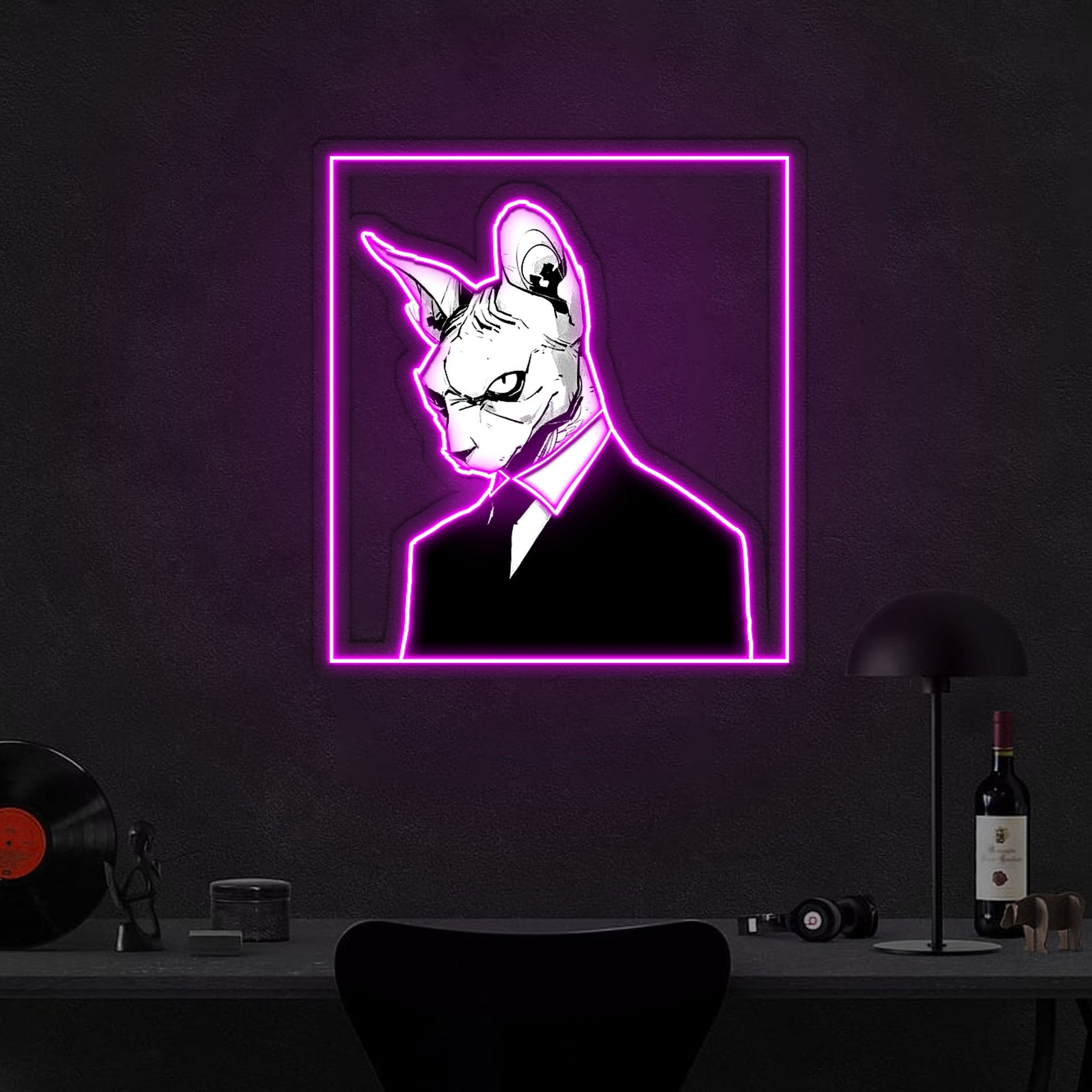 Mr Sphyn Neon x Acrylic Artwork