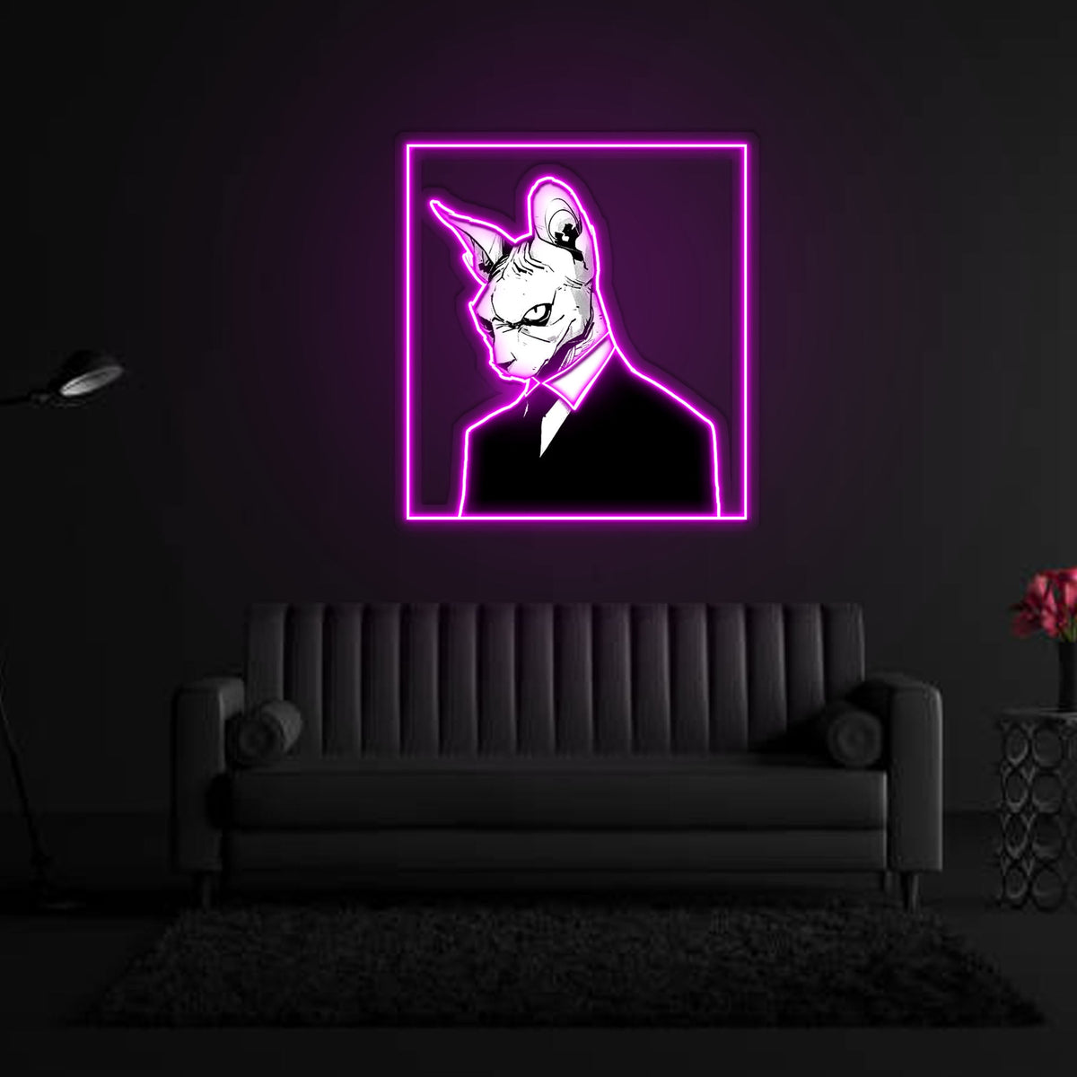 Mr Sphyn Neon x Acrylic Artwork