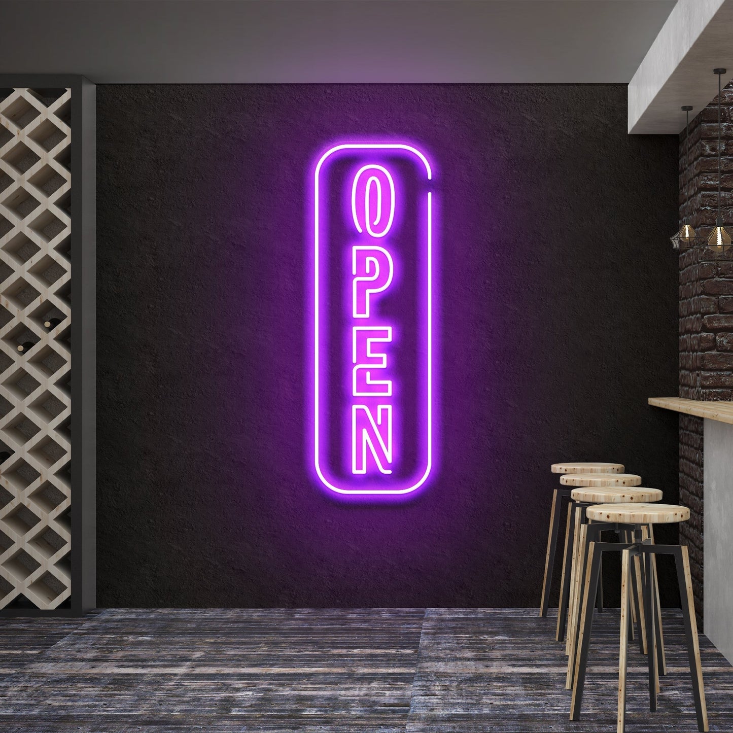 Open 5 Led Neon Sign Light