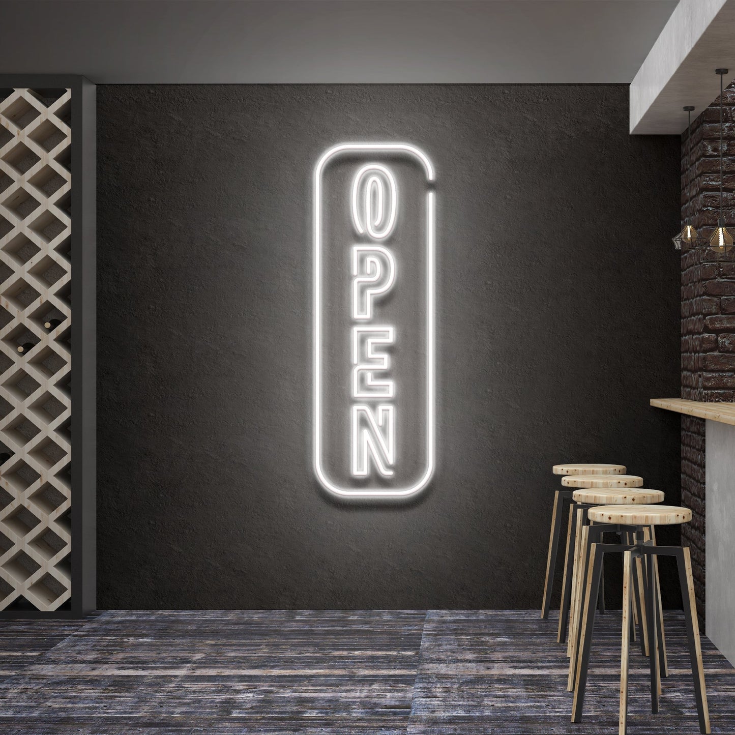 Open 5 Led Neon Sign Light