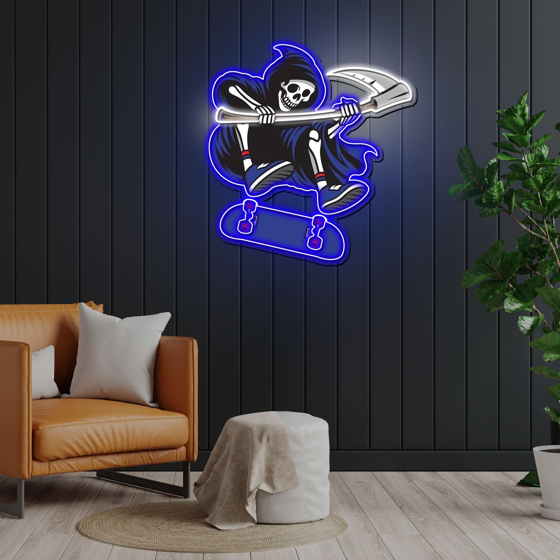 Reapers Neon Sign x Acrylic Artwork