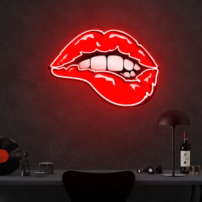 "Taste of Your Lips" Neon x Acrylic Artwork
