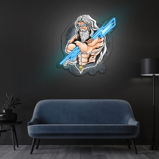 The Power Of Thunder Neon Sign x Acrylic Artwork