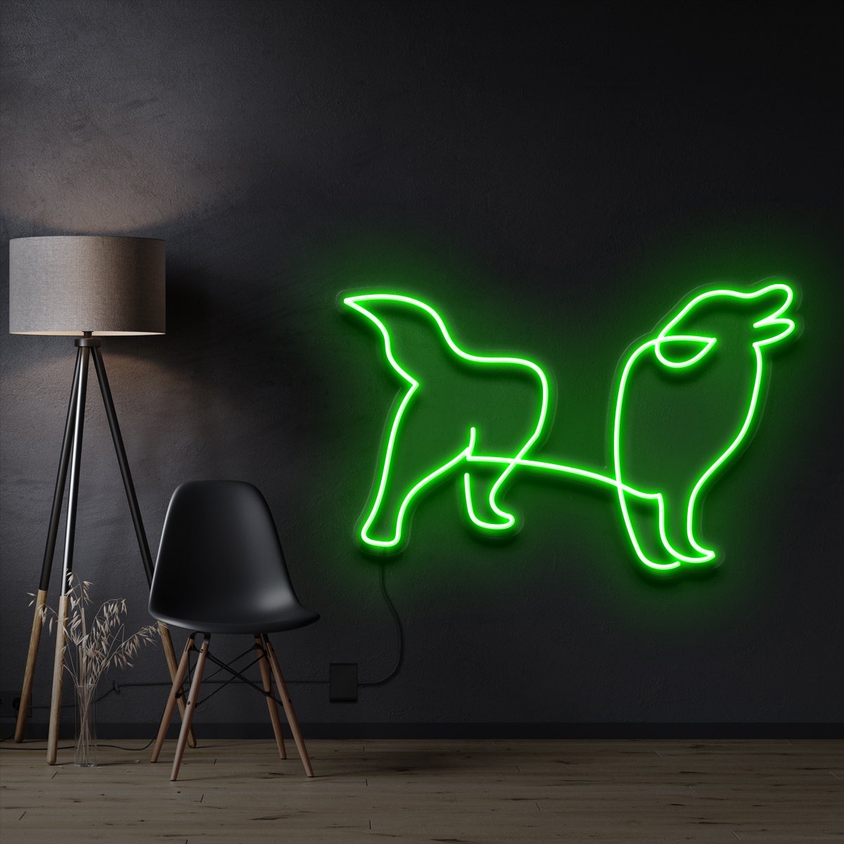 "Border Collie" Neon Sign