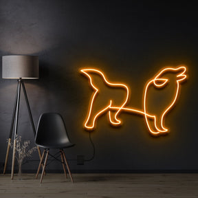 "Border Collie" Neon Sign