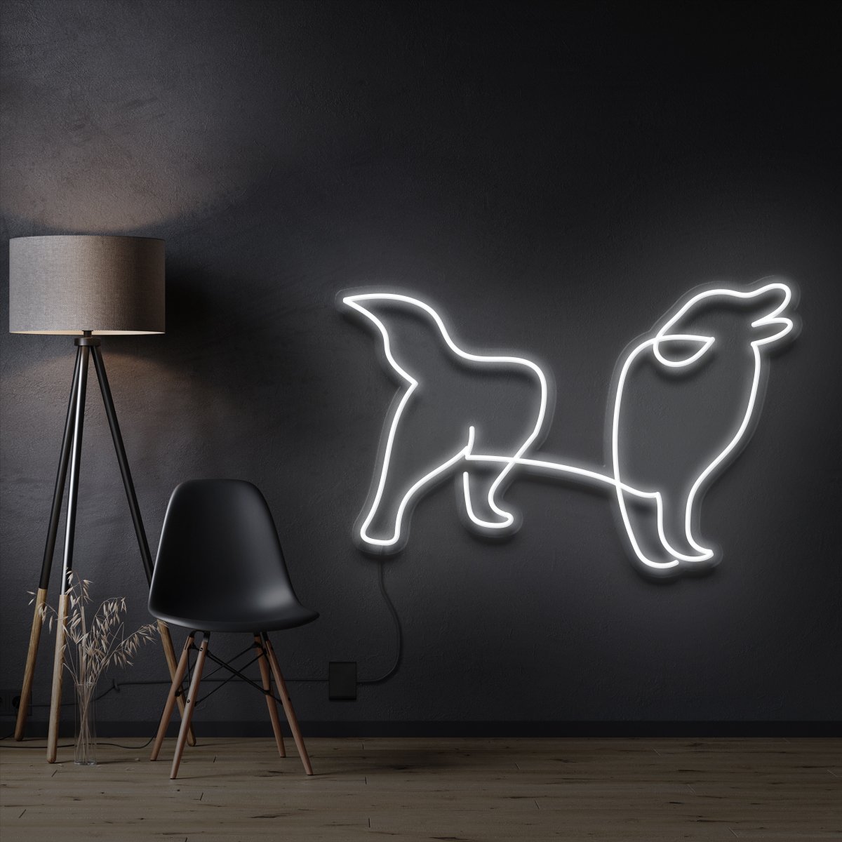 "Border Collie" Neon Sign