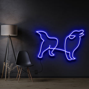 "Border Collie" Neon Sign