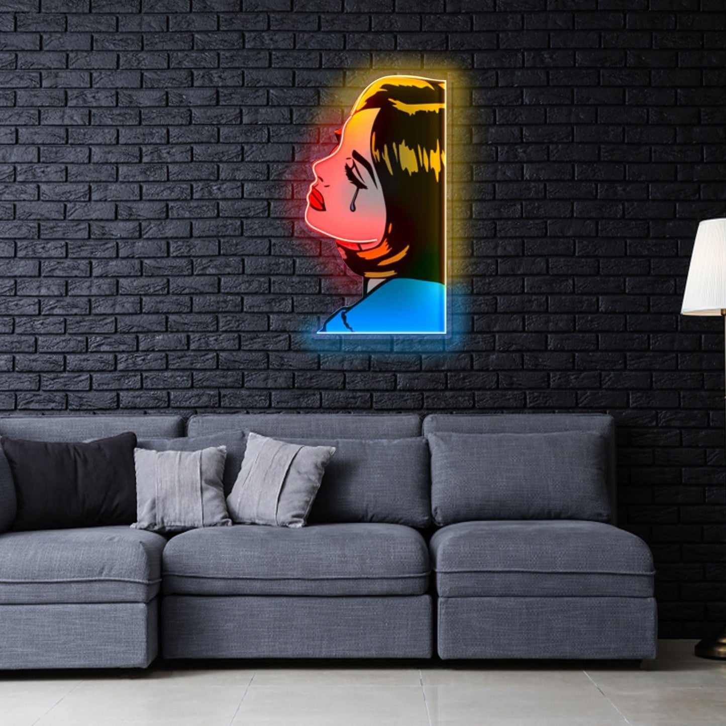 "Life is Tragic" Neon x Acrylic Artwork