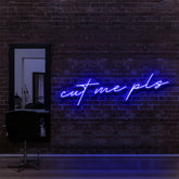 "Cut Me Pls" Neon Sign for Hair Salons & Barbershops