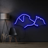 "Dog & Cat" Neon Sign