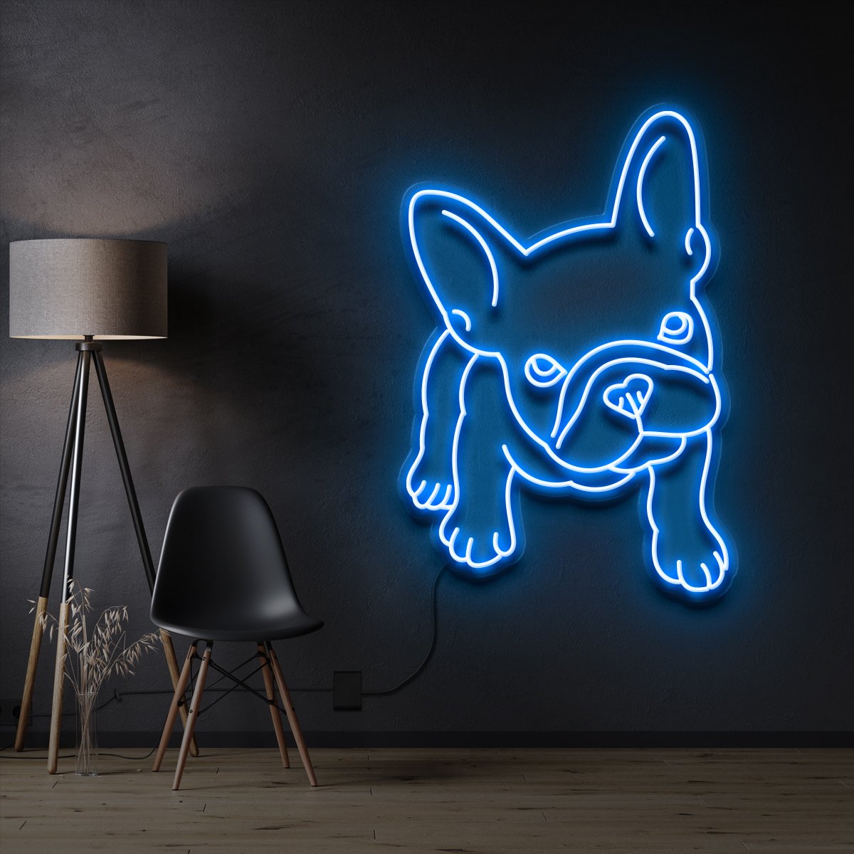 "French Bulldog Puppy" Neon Sign