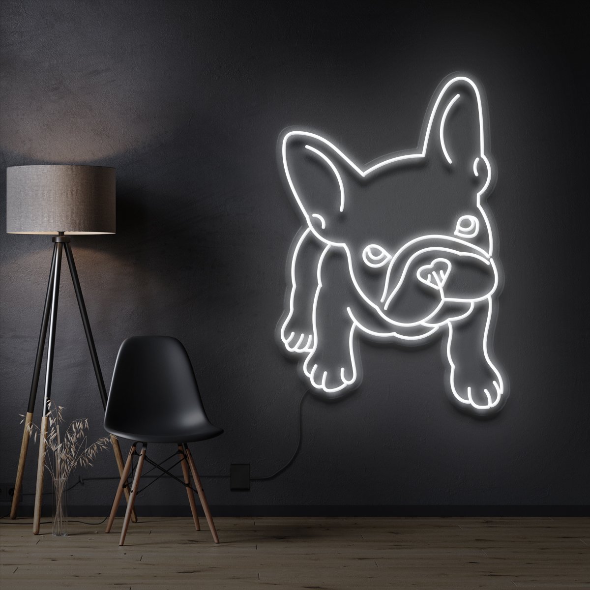 "French Bulldog Puppy" Neon Sign