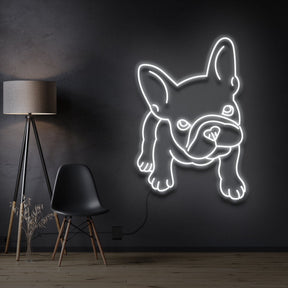 "French Bulldog Puppy" Neon Sign