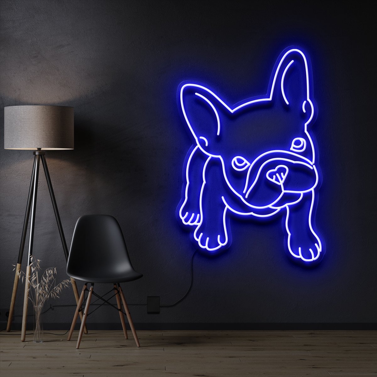 "French Bulldog Puppy" Neon Sign