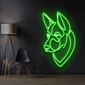"German Shepherd" Neon Sign