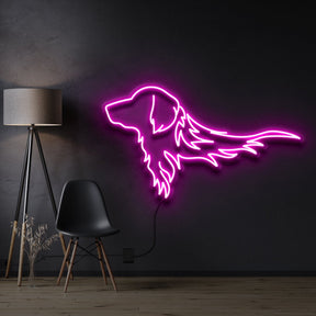 "Golden Retriever" Neon Sign
