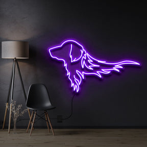 "Golden Retriever" Neon Sign