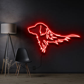 "Golden Retriever" Neon Sign