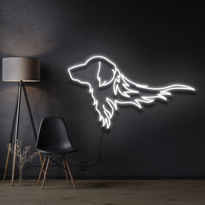 "Golden Retriever" Neon Sign