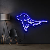 "Golden Retriever" Neon Sign